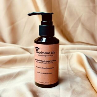 Gel nettoyant acide salicylique peau sensible